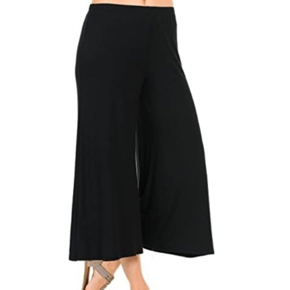 COS Wide Leg Black Crop Pants - Picture 1 of 5